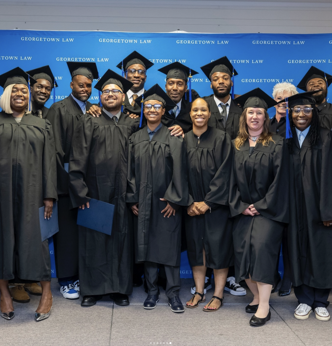 Thirteen previously incarcerated students graduated with certificates in paralegal studies from Georgetown University Law Center on Sept. 25. 